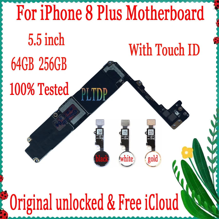 Оригинальная материнская плата 64 Гб 256 8 P для iPhone Plus 5 дюймов Полная разблокировка