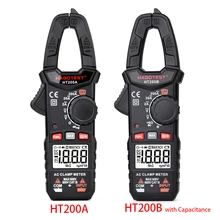 AC DC Curent Clamp Meter Professional Digital Clamp Multimeter Inrush LPF LowZ Capacitance Ohm Hz Pinza Amperimetrica Tester