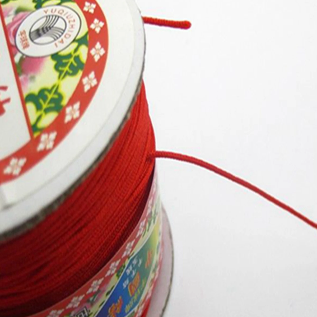 100 Meters Nylon String Chinese Knotting Thread 0.8mm Braid Rattail Cord Rope