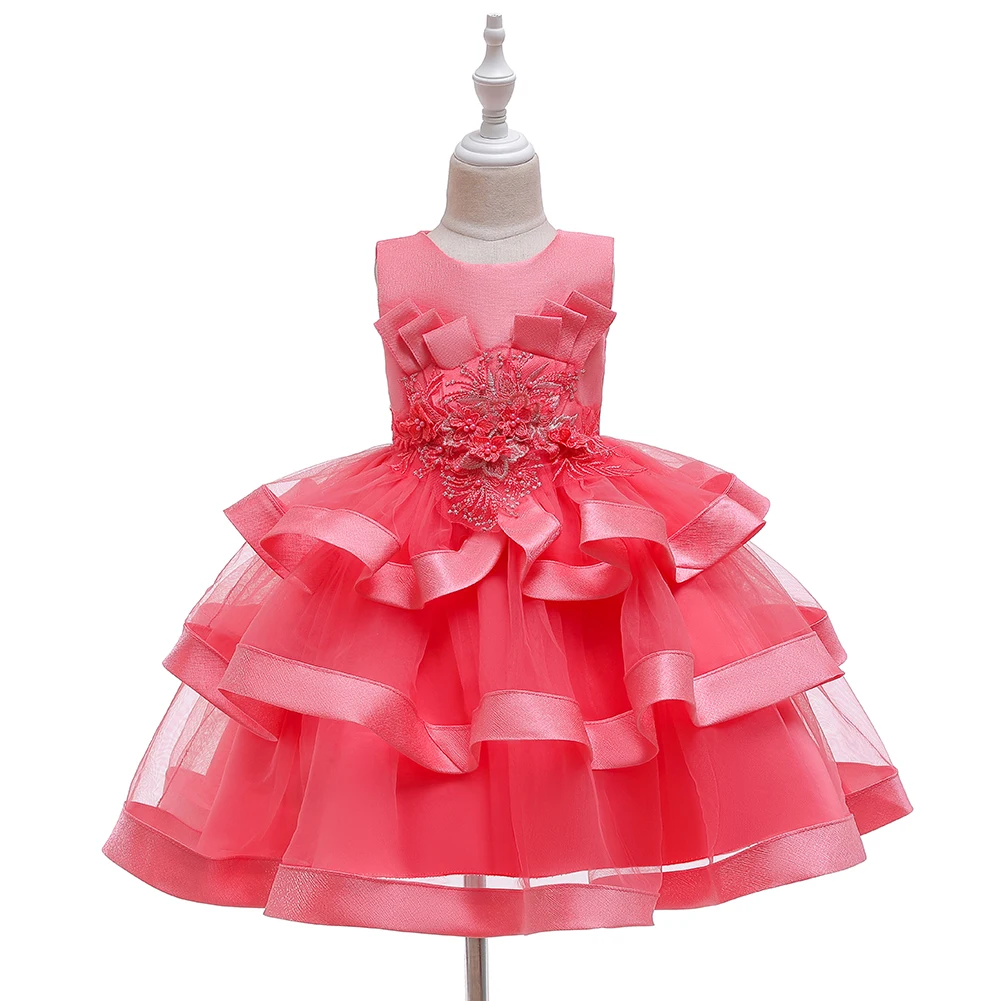 Kids Baby Girl Cute Cake Evening Party Dress – Honeychildren