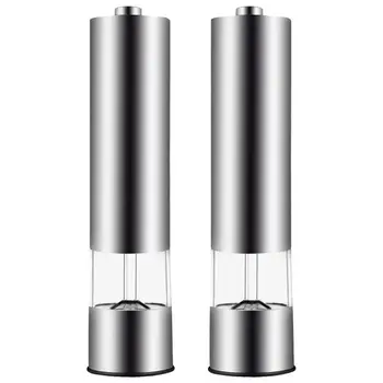 

2pcs Electronic Grinder Pepper Mill Grinding Tool Restaurant Hotel