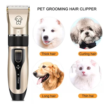

Electrical Dog Hair Trimmer Grooming USB Charging Pet Hair Clipper Rechargeable Low-noise Cat Hair Remover Hair Cutter Machine