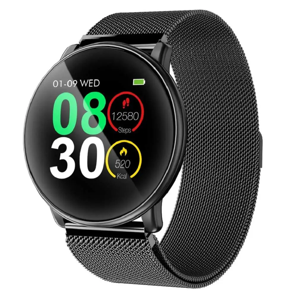 

W8 Smart Watch Heart Rate Monitor Smartwatch Ultra-thin Weather Forecast Fitness Watch Reminder Waterproof Bluetooth Wearfit