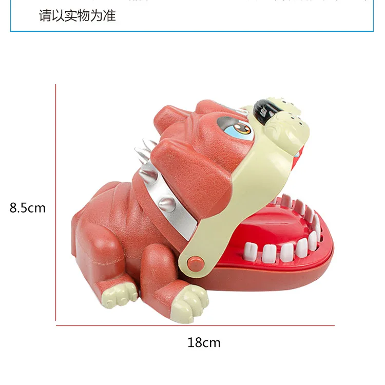 Lucky Dog зубная игра игрушки/Бульдог рот стоматолога укуса пальчиковые игрушки