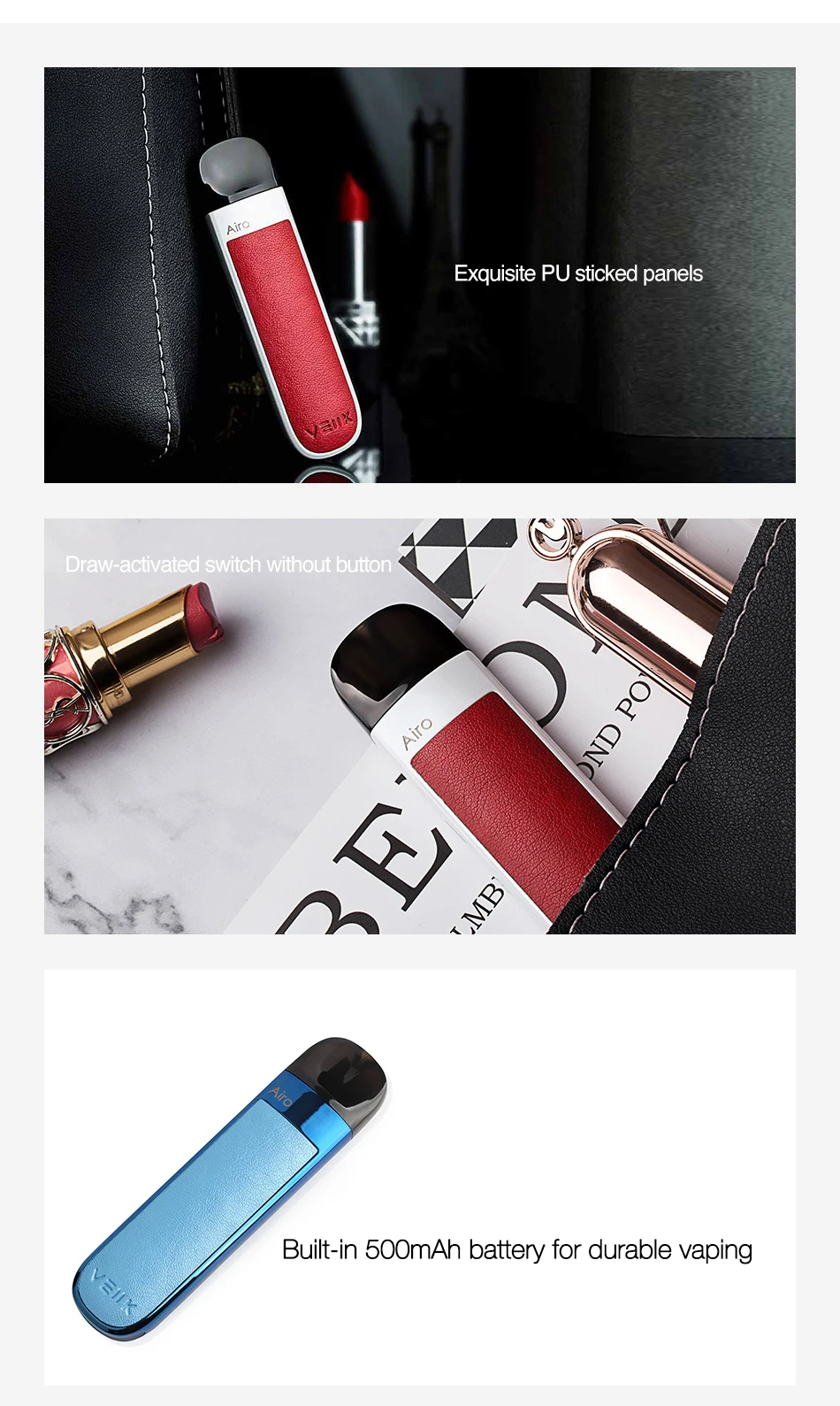 VEIIK Airo Pod Starter Kit 500mAh