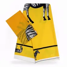 Модальные эластичные атласная шёлковая ткань Африканская мягкая восковая ткань с принтом 2 ярда шифон 4 ярда audel modell ИМИТИРОВАННАЯ ткань Анкара 90777