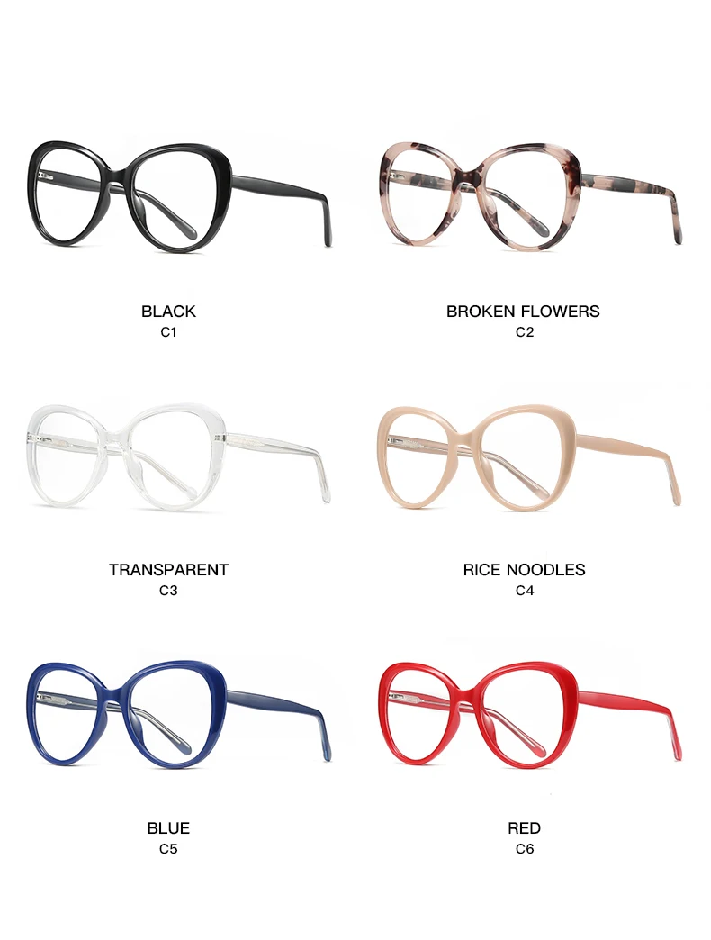 Stylish Oversized Round Computer Eyeglasses Women and Man Quality Blue Light Blocking Glasses blue light glasses women