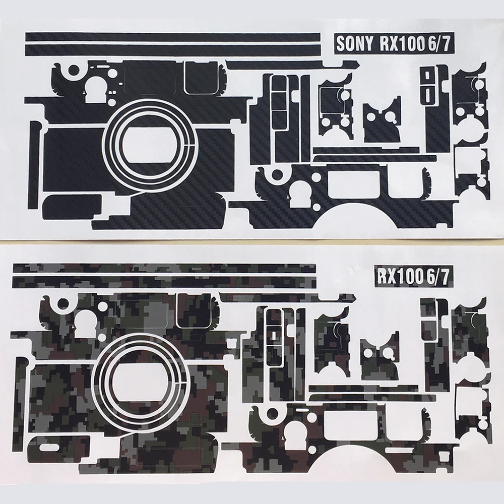 Наклейка из углеродного волокна для корпуса камеры Sony RX100 VII RX100VII RX100M7 RX100VI