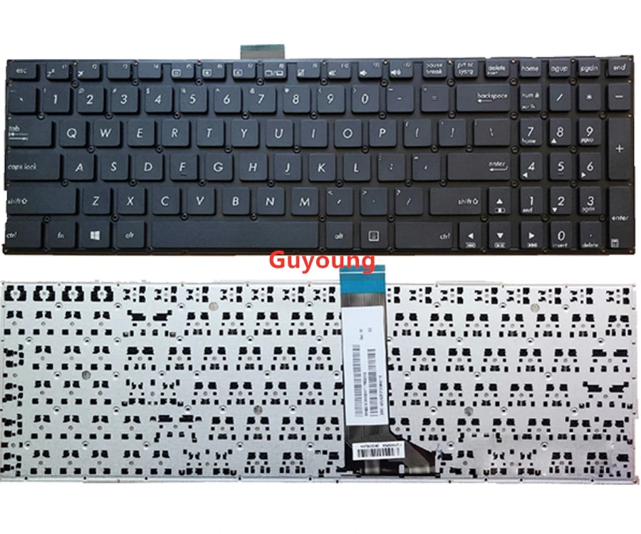 Клавиатура для ноутбука ASUS x551 X551M X551MA X551MAV F550 F550V X551C X551CA английская Черная |