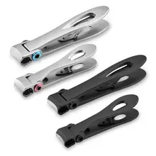 Черные Серебряные кусачки для ногтей из нержавеющей стали резак для ногтей ногти 95AA