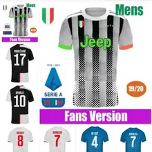 Новинка 19/20 juve Футбольная Футболка BUFFON Dybala DE LIGT Ramsey Emre Can Ronaldo Mandzukic Kean Футбольная Футболка для взрослых майки