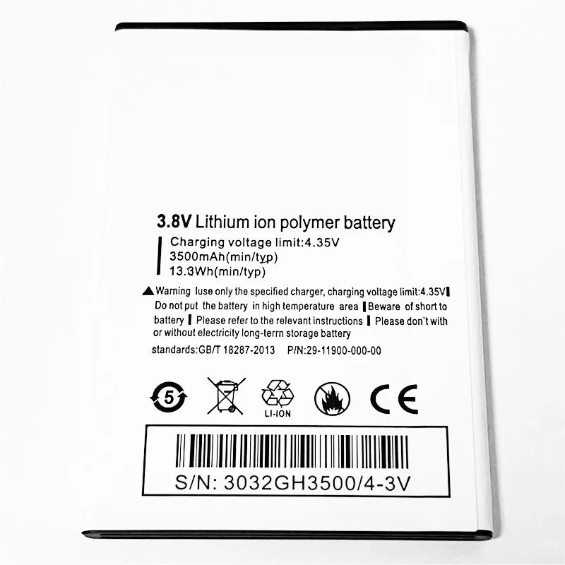 Аккумулятор 3 8 в 3500 мАч для Ulefone U008 Pro|Аккумуляторы мобильных телефонов| |