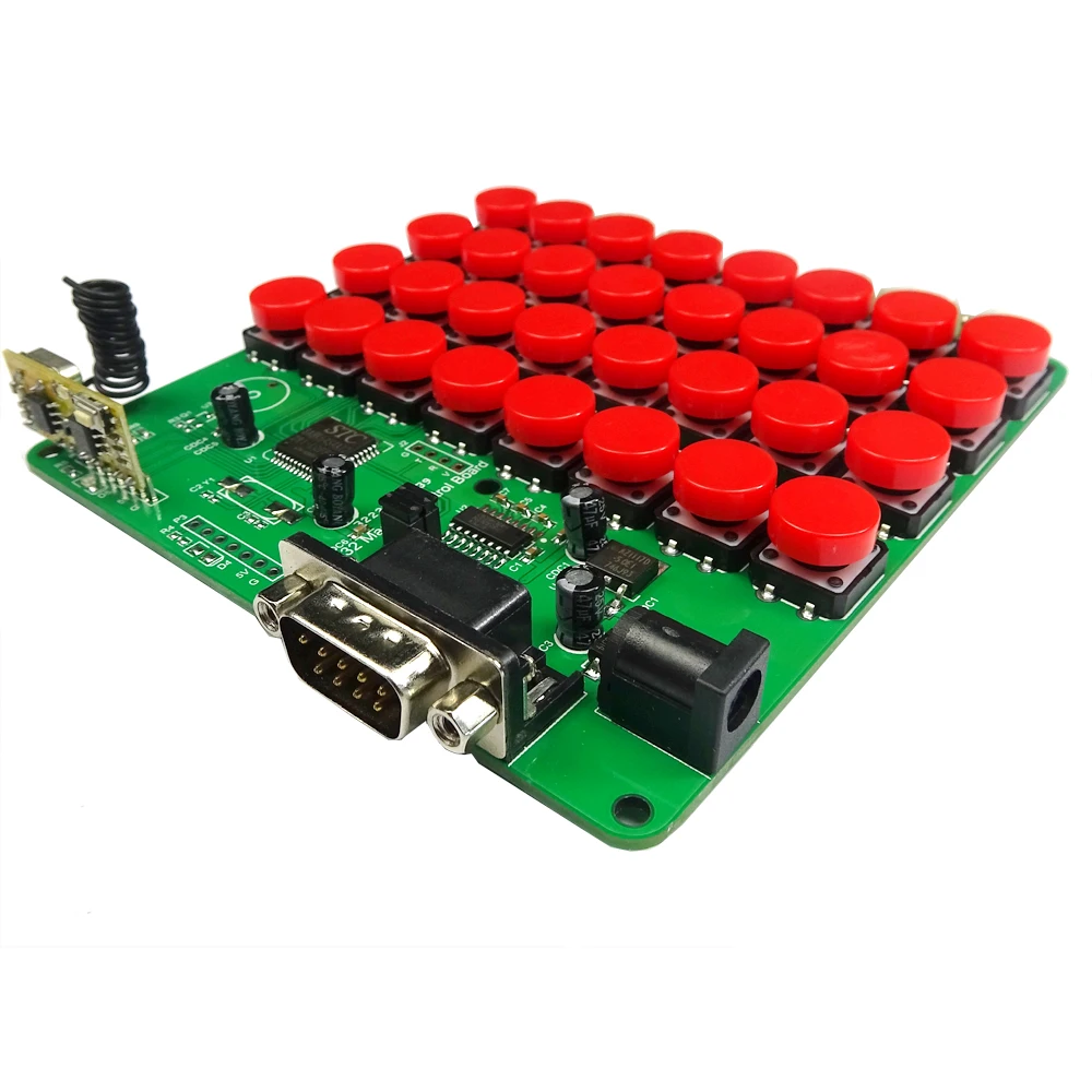 32 Buttons Manual Control RS232 Keyboard for KC868-H8 Smart Home Ethernet Web Relays Controller Diy 433M Remoter