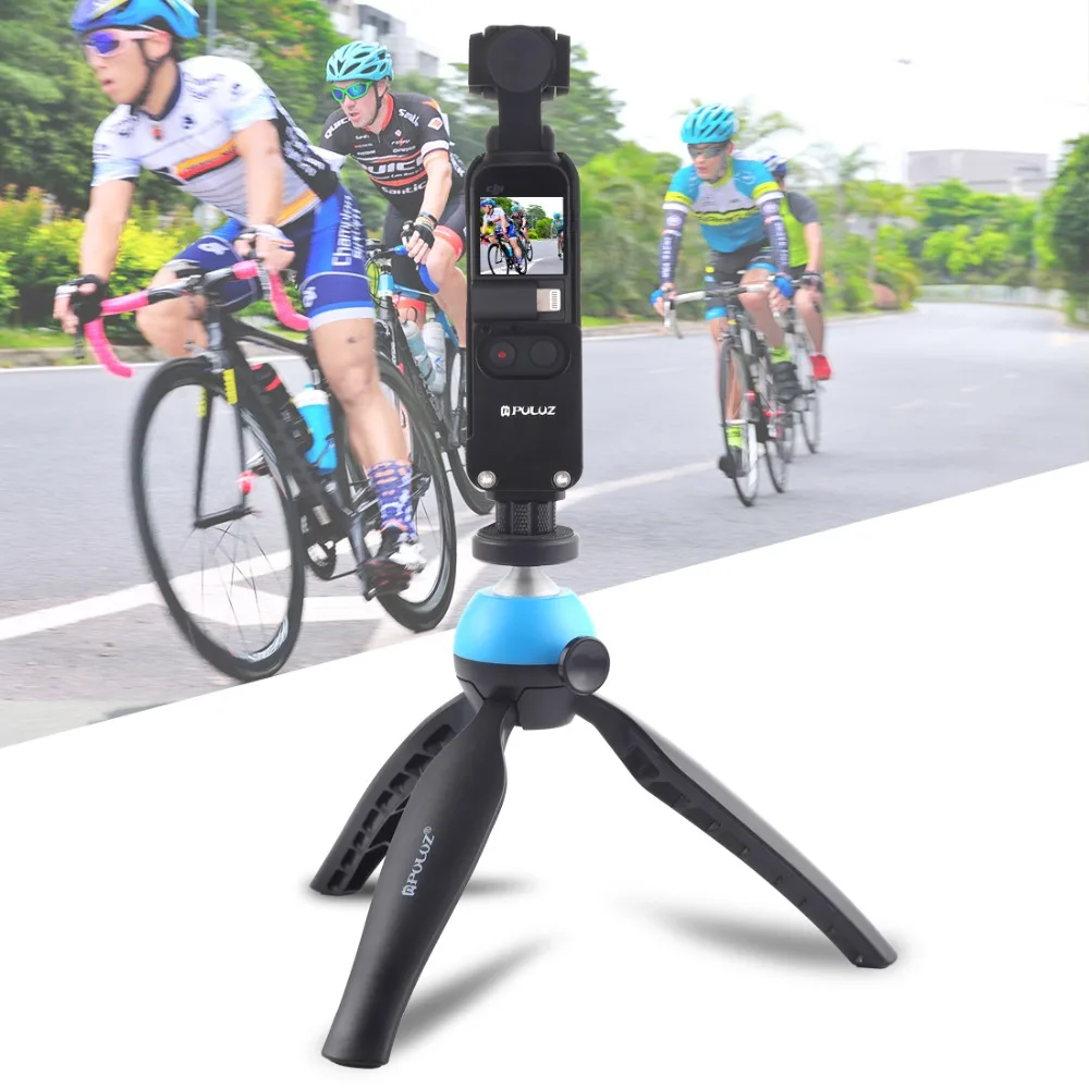 PULUZ корпус CNC алюминиевый сплав защитный чехол для DJI OSMO Карманный ручной карданный аксессуары