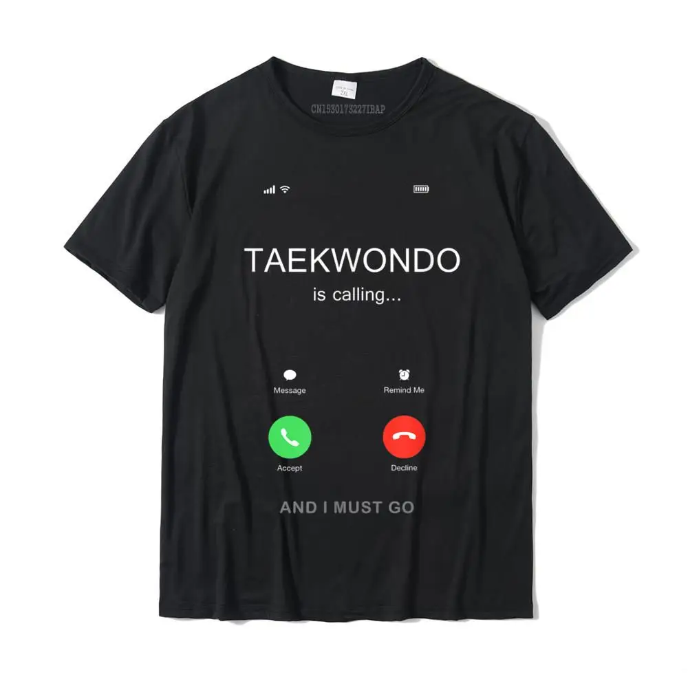 Футболка TKD с надписью Taekwondo Is Call Забавный Удобный Топ футболки хлопковые мужские