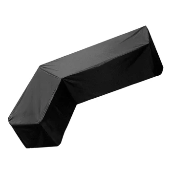 

L-Shaped Corner Sofa Cover Courtyard Outdoor Garden Furniture Waterproof Protective Film 210X264cm