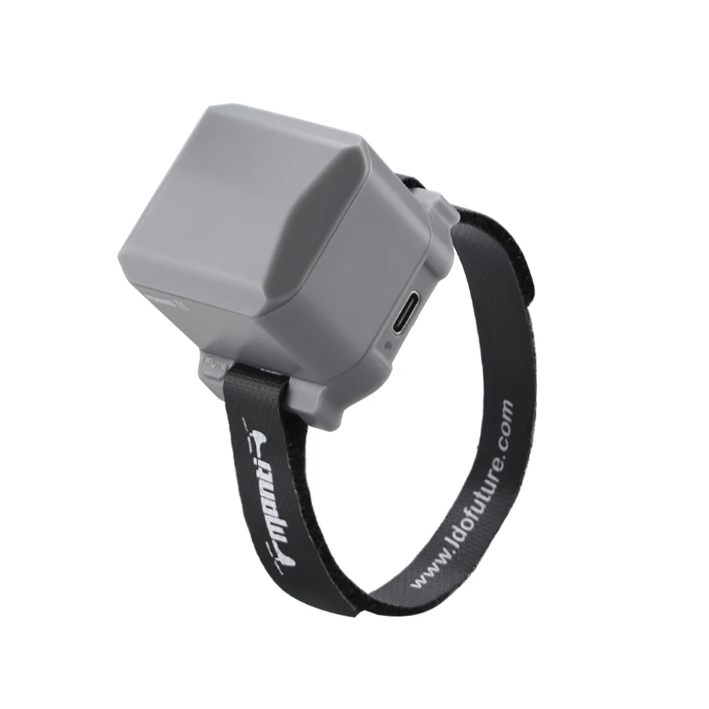 Détail de la caméra du Drone Manti 3 Plus Set Violet pour Usage Professionnel, avec son objectif orientable.