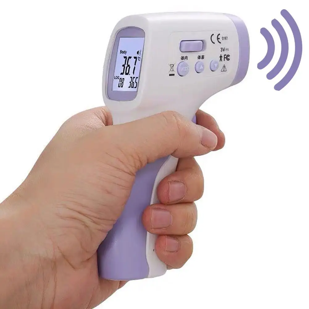 

Non-Contact Forehead Infrared Digital IR LCD Infrared Body Fever Thermometer Thermometer Temperature Measure Tool