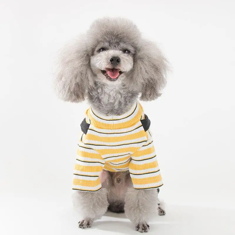 1PCS Cute Knitted Pet Dog Clothes Soft Puppy Dog Cat Costume Clothing Ropa Para Perro Spring Pet Jumpsuit XS-XXL Pet Supplies