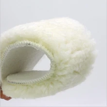 Semelle intérieure en laine naturelle pour homme et femme, fourrure chaude, hiver