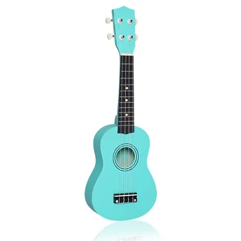

Vintage 21inch Acoustic Soprano Hawaii Rosewood guitar 4 Strings Ukulele Cuatro Musical Instrument Coffee for Student free ship