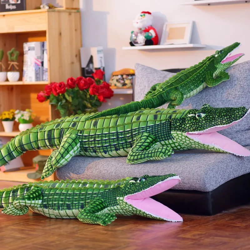

Hot Selling Stance Crocodile Creative Cartoon Plush Toy Doll-Processing Customizable Logo Recruit Agents