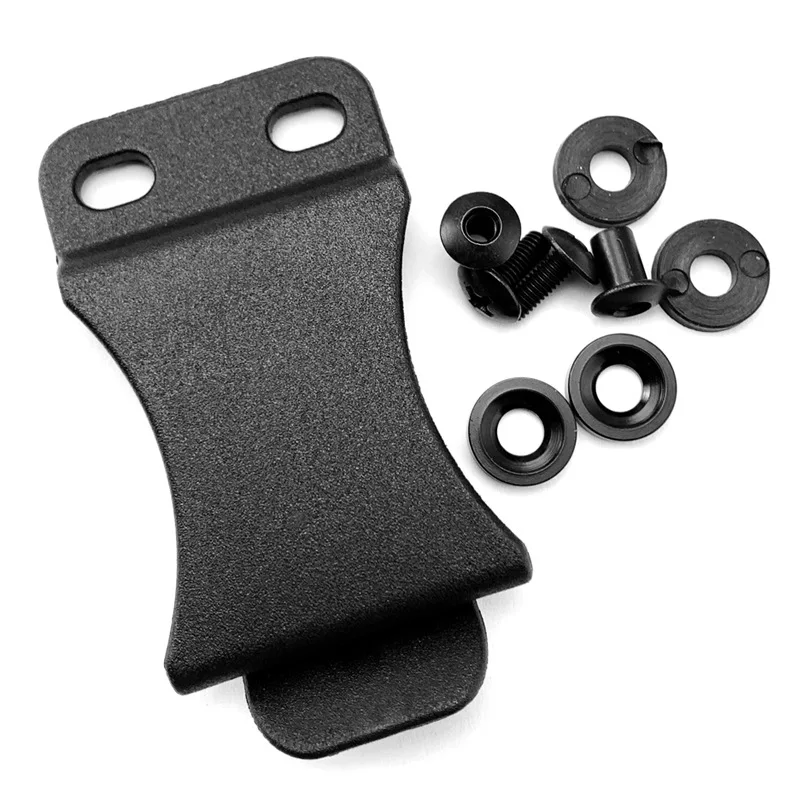 

Tactical K Sheath Holster Waist Clip Outdoor DIY Pocket Scabbard Belt Clips With Screws for KYDEX HOLSTER