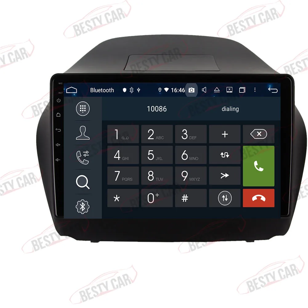 10," Android 9,0 Автомобильный мультимедийный плеер Радио стерео для hyundai ix25- gps навигация головное устройство видео 2.5D ips DSP