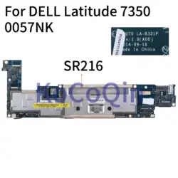 KoCoQin материнская плата для ноутбука DELL Latitude 7350 Core SR216 материнская плата CN-0057NK 0057NK ZAU70 LA-B331P