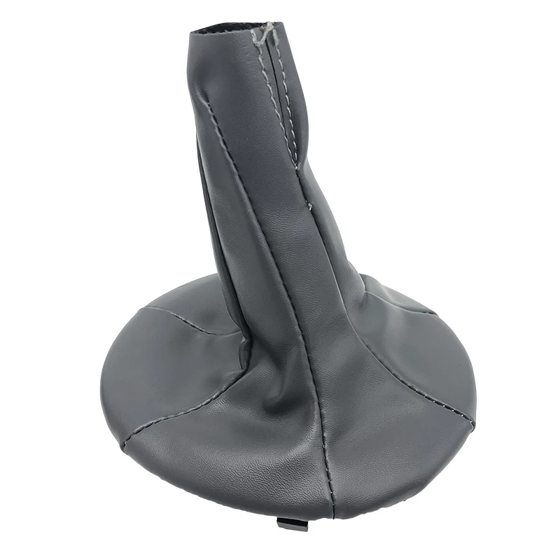5 скоростей черный серый кожаный рычаг переключения передач Gaiter Boot Cover воротник чехол для FIAT PANDA 2003-2012/500 500C 2007-2013