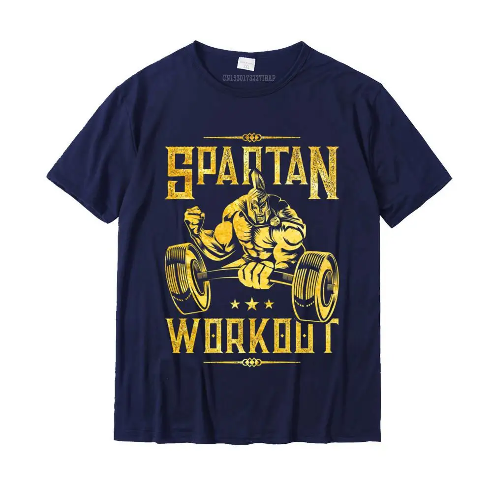 Tops T Shirt Hip hop T-Shirt Fall 2021 Newest Slim Fit Short Sleeve 100% Cotton Crewneck Men's T Shirts Slim Fit Spartan Workout Gym Team Gold Sparta Bodybuilding Gift Premium T-Shirt__MZ16238 navy
