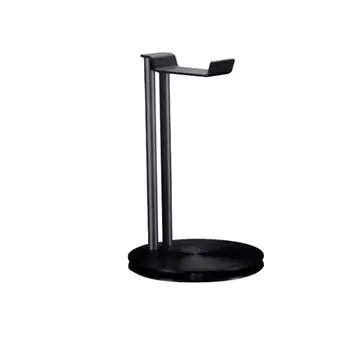 

New Aluminum Earphone Hanger Headset Holder Headphone Bracket Desk Display Stand With Supporting Bar And Solid Base