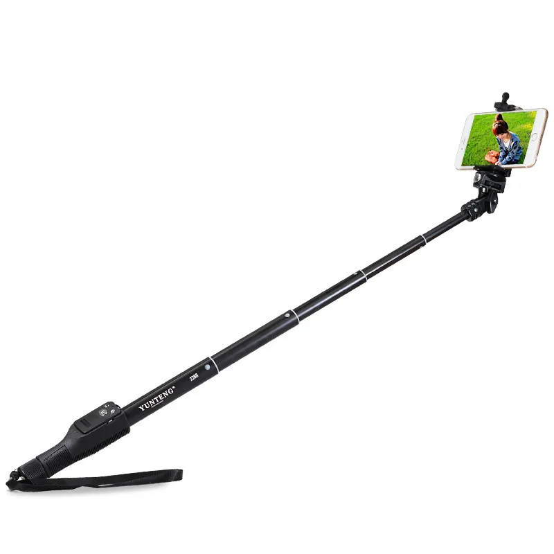 

Yunteng 2288 Remote Control Selfie Stick Android IOS Hand-Held Remote Control Selfie Mobile Phone Bluetooth Selfie Stick