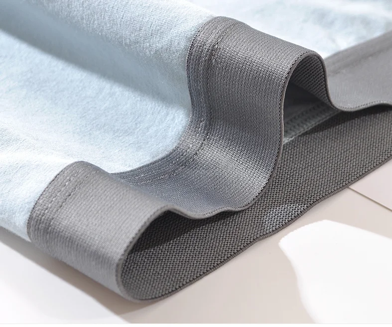High-grade natural cotton men's flat-angle panty breathable comfortable 50s high density underpant