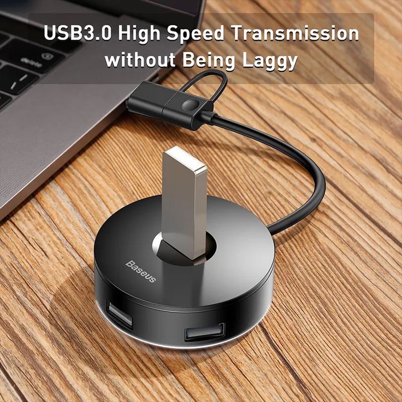 Baseus type C usb-хаб USB3.0 USB C концентратор для MacBook Pro Air концентратор USB type C usb 3,0 2,0 адаптер с Micro USB type-C HAB адаптер