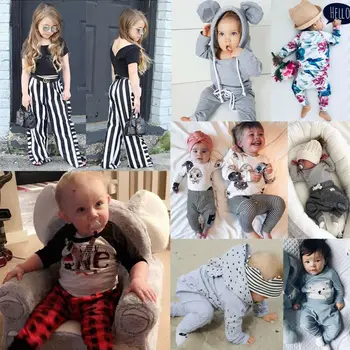 

Toddler Infant Kid Baby Boy Girl Romper Tops Hoodie Pants Clothes Outfit Lots