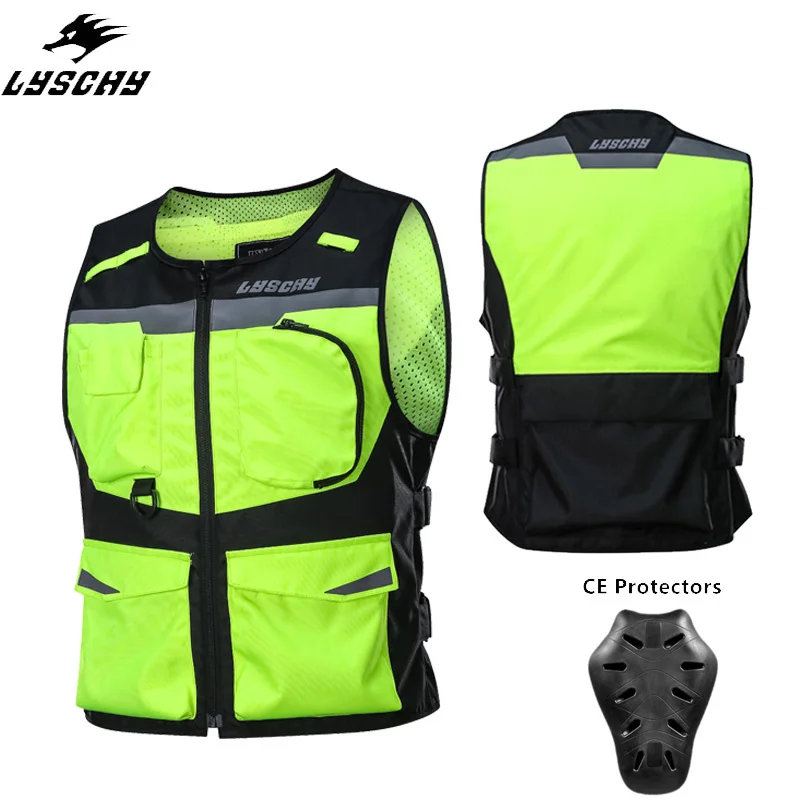 LYSCHY 3 шт., защитный мотоциклетный жилет, куртка для езды, одежда, бронежилет, защита байкера, мотоциклетный костюм, жилет для гонок, жилеты