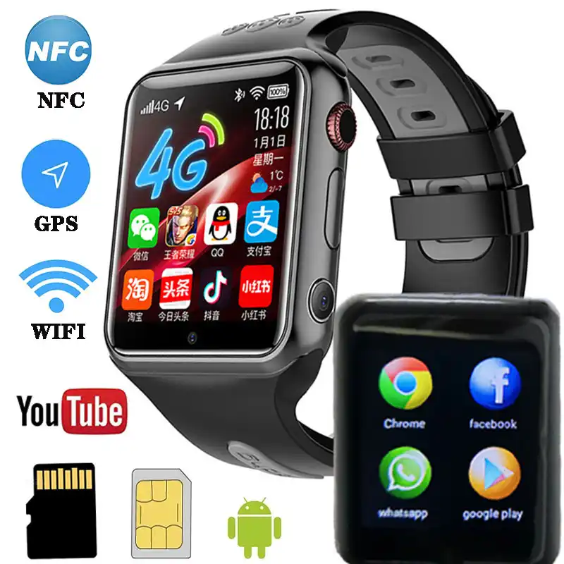 mobile watch 4g with camera