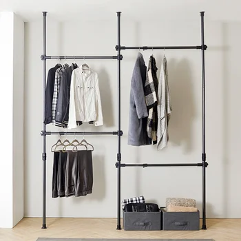 

GIANTEX Clothes Hanger Coat Rack Floor Hanger Storage Wardrobe Clothing Drying Racks porte manteau kledingrek perchero de pie