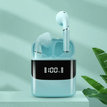 

New Style Private Mode Digital Wireless TWS Bluetooth Headset 5.0 Dual Handle Touch Macarons Suitable for Apple Huawei