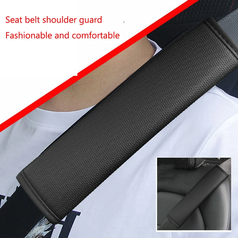 

2 Pcs 6.5X23cm Car Seat Belt Shoulder Guard, Comfortable and Soft Car Seat Belt Shoulder Guard Protection Belt Decoration