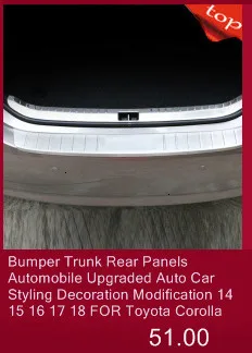 Автомобильный модифицированный декоративный хромированный чехол для автомобиля, наклейки, полосы 14 15 16 17 18 для Toyota Corolla