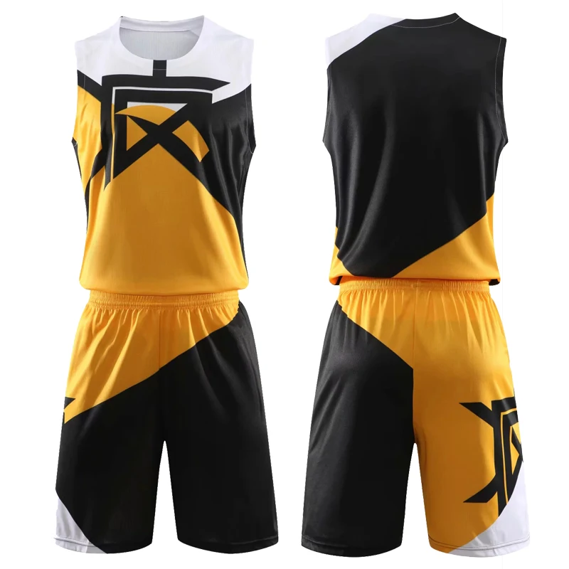 DIY Men Basketball Jerseys Custom Basketball Uniform Sets Professional Throwback jersey Basketball Quick Dry College Sportswear