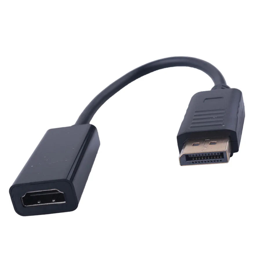 Переходник DP в HDMI-совместимый со штекером на гнездо для дисплея 1080P Кабельный