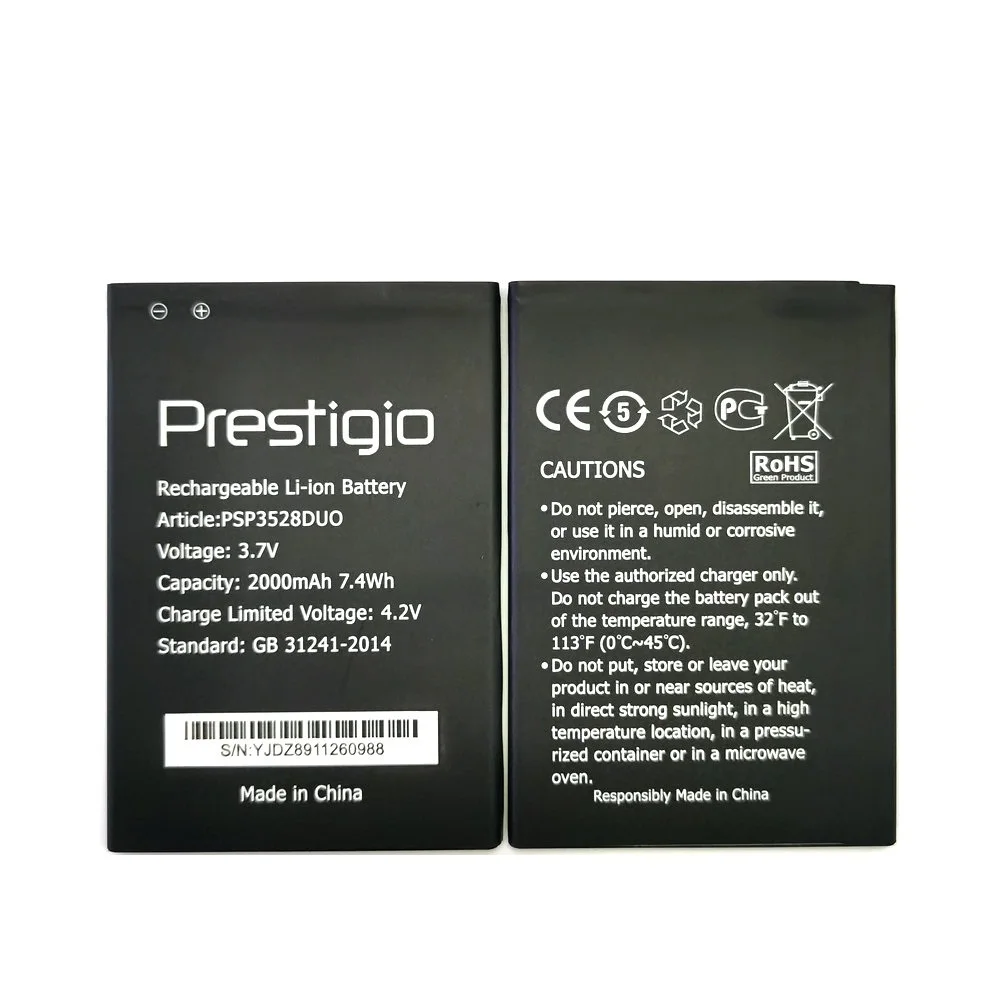 Аккумулятор PSP3528 2000 мА · ч для Prestigio Wize PX3 DUO | Мобильные телефоны и аксессуары