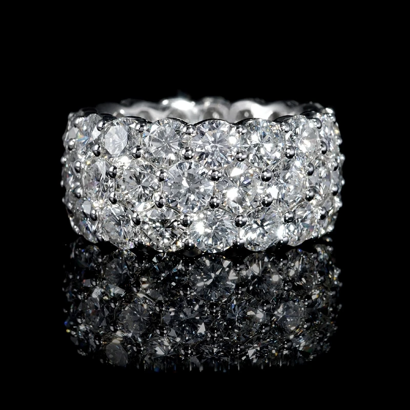 Huitan Fashionable Index Finger Rings with Micro Paved Round CZ Stone Dazzling Accessories for Women Luxury Girls Jewelry Gifts | Украшения