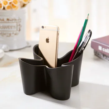 

Creative Clover Plastic Storage Box Office Desktop Organizing Box Remote Control Mobile Phone Storage Box