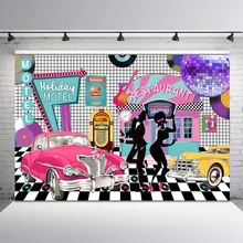 ^#Cheap NeoBack Disco Theme Birthday Party Backdrop Restaurant Holiday Motel Photography Backdrops Pink Car Party Photo Background ^#Cheap NeoBack Disco Theme Birthday Party Backdrop Restaurant Holiday Motel Photography Backdrops Pink Car Party Photo Background