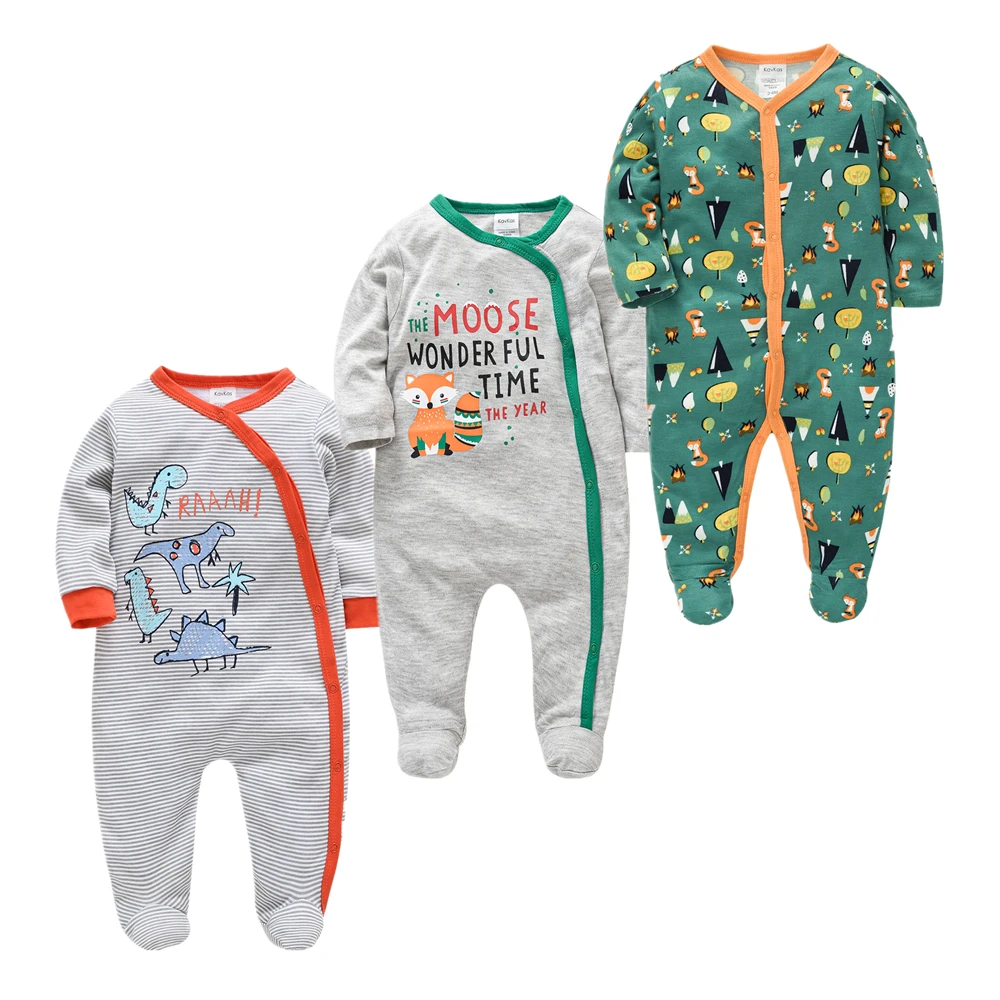 

Newborn Baby Boys Footies set Jumpsuit Cotton Bebe File Cartoon Infant Girls Overall Onesies 0-12M Toddler Coverall One Piece