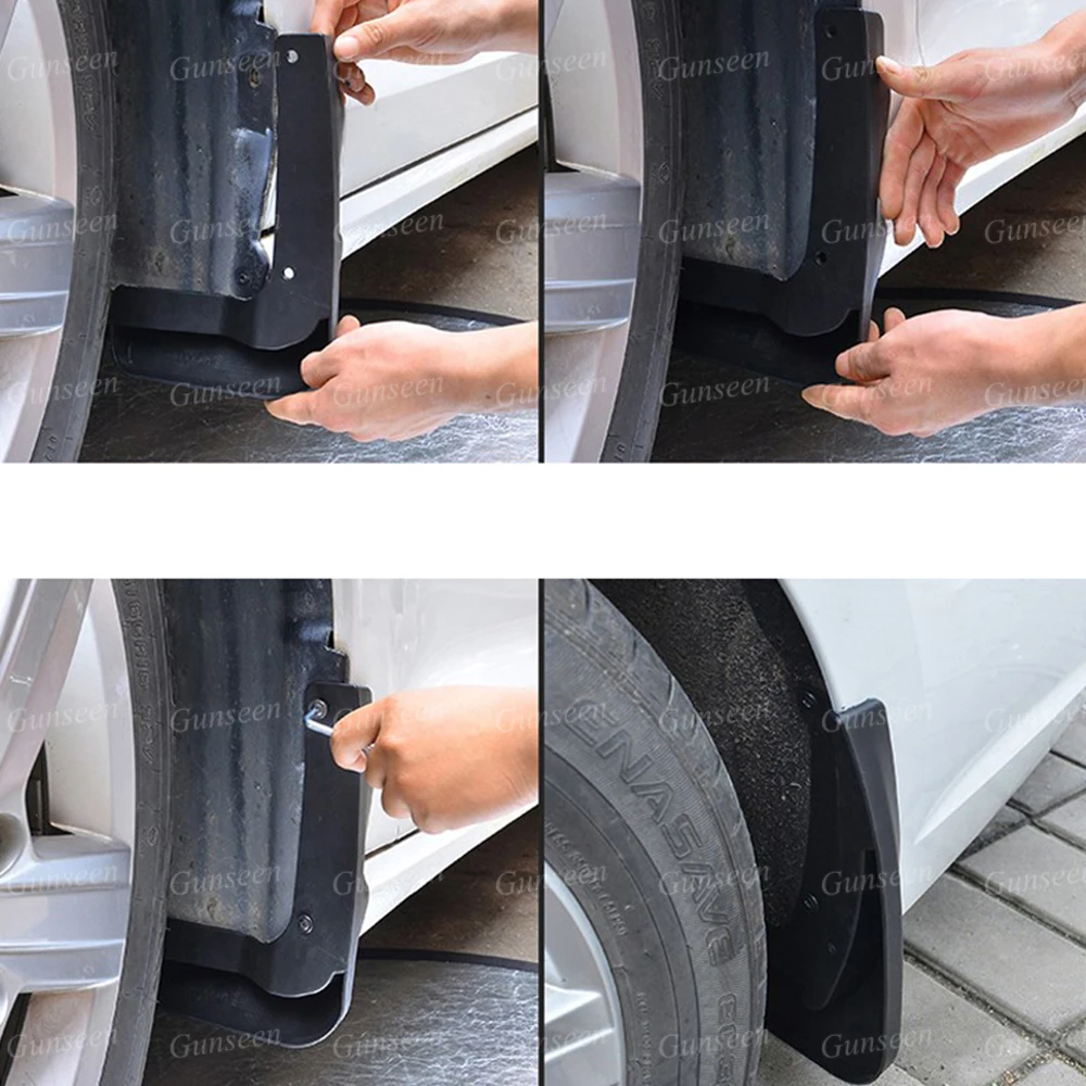 For Volkswagen ID 4 X CROZZ VW Mudguards 2020 2021 2022 Car Accessories Protector Front Rear Mud Flap Scuff Plate Guard Splash